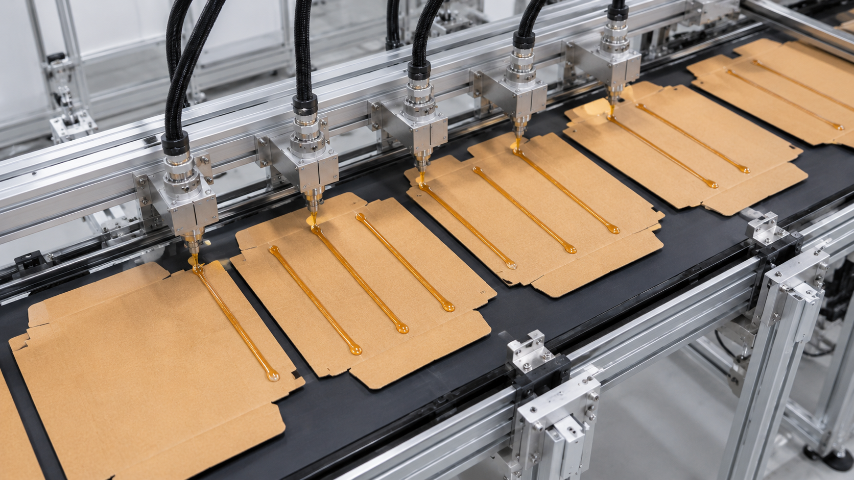 Industrial Hot Melt Packaging Line