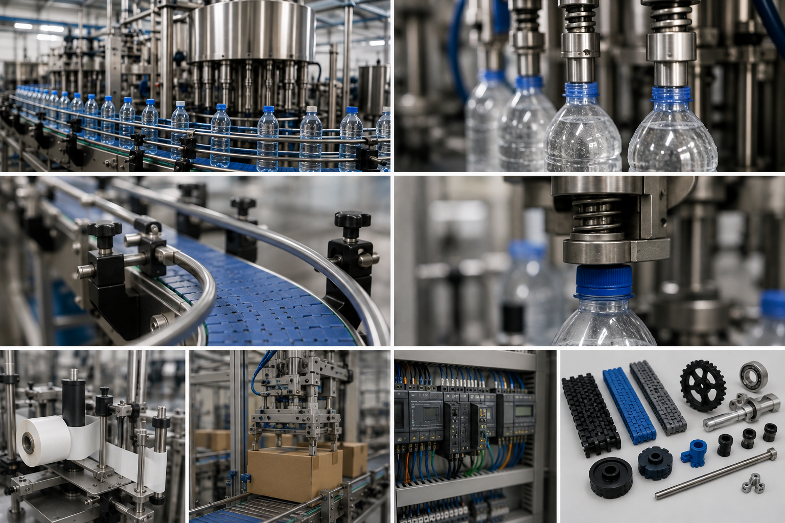 Beverage Bottling Conveyor